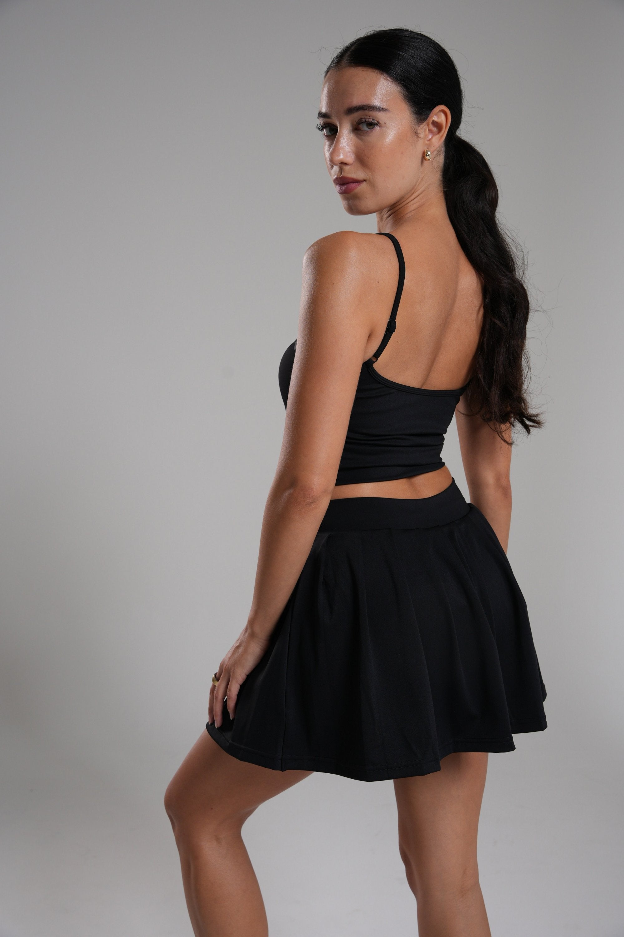 Women's Court Skirt - Black