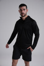 Men's Quarter Zip - Black