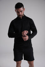 Men's Quarter Zip - Black