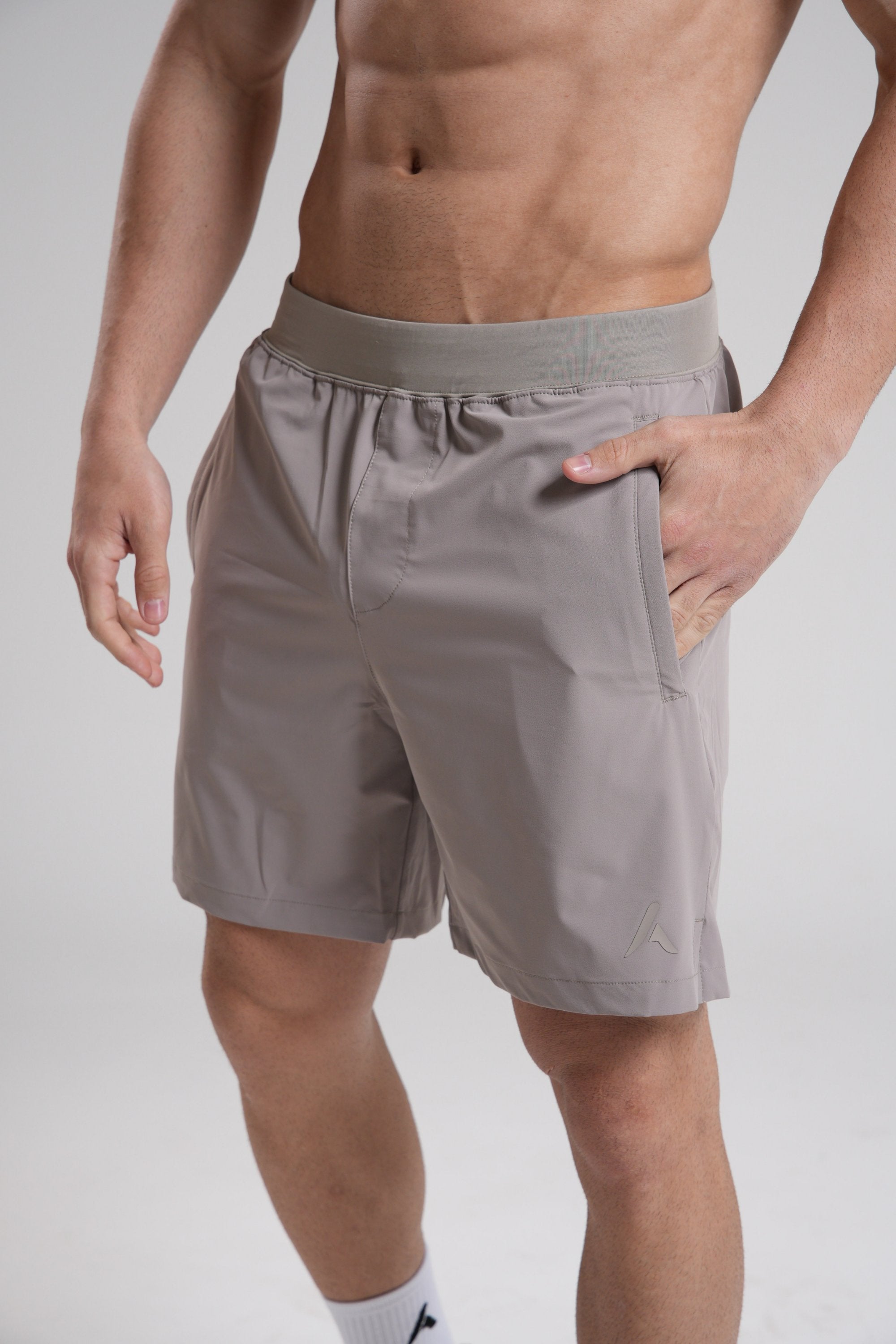 Men's Court Shorts - Beige
