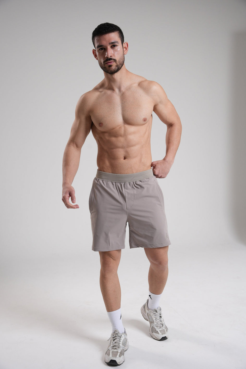 Men's Court Shorts - Beige